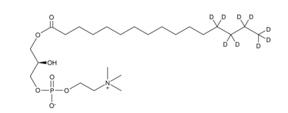 1-Palmitoyl-d9-2-hydroxy-sn-glycero-3-PC,cas:1872379-72-0