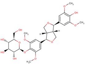 (-)-Syringaresinol 4-O-β-D-glucopyranoside,cas:137038-13-2