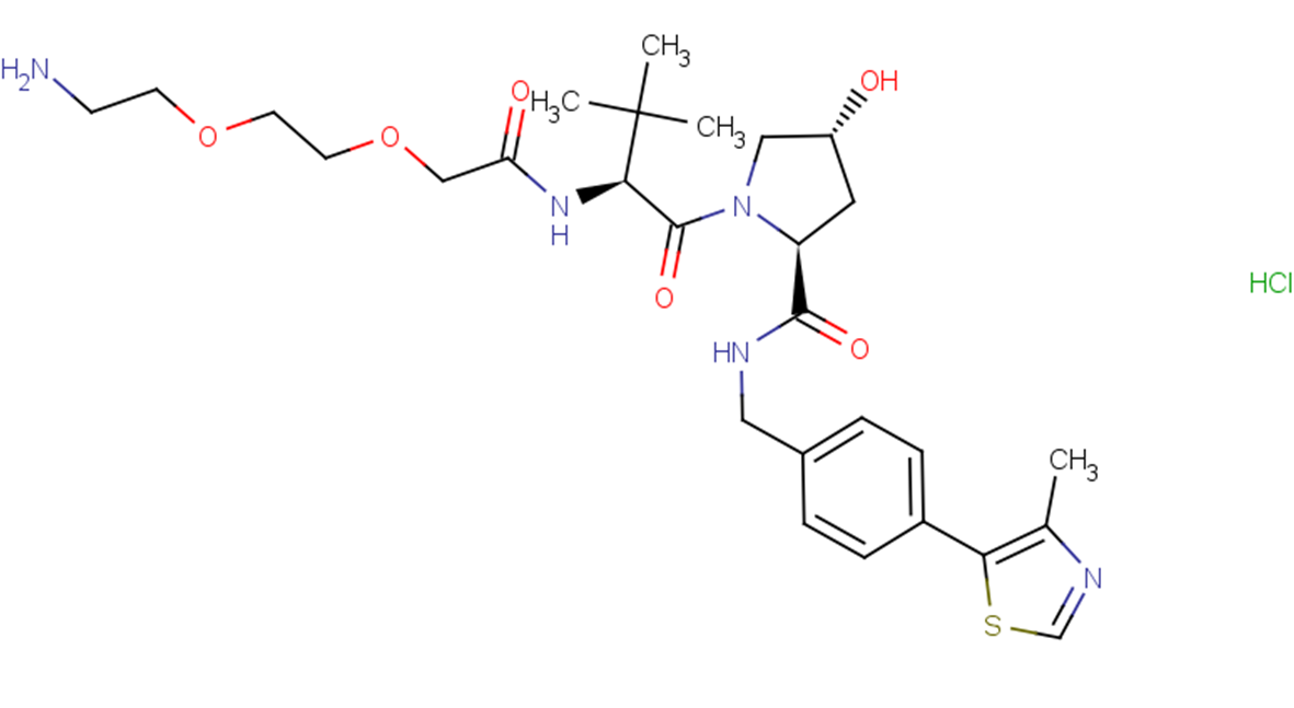 (S,R,S)-AHPC-PEG2-NH2 hydrochloride,cas:2097973-72-1