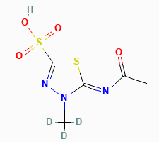 5-(Acetylimino)-4,5-dihydro-4-methyl-1,3,4-thiadiazole-2-sulfonic Acid-d3,cas:1795143-17-7