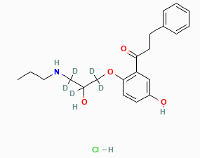 5-Hydroxy Propafenone D5 Hydrochloride,cas:1215370-87-8