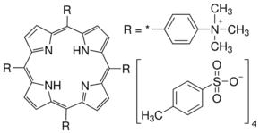 5,10,15,20-TETRAKIS[4-(TRIMETHYLAMMONIO)PHENYL]-21H,23H-PORPHINE TETRA-P-TOSYLATE SALT ＞95%   cas:69