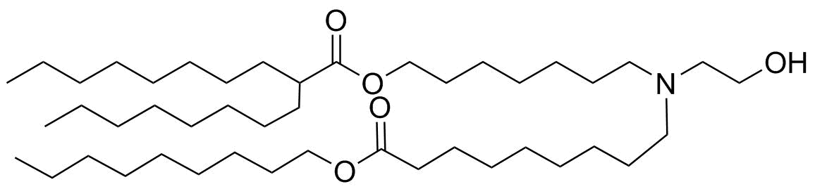 7-[(2-Hydroxyethyl)[8-(nonyloxy)-8-oxooctyl]amino]heptyl 2-octyldecanoate Cas:2089251-57-8