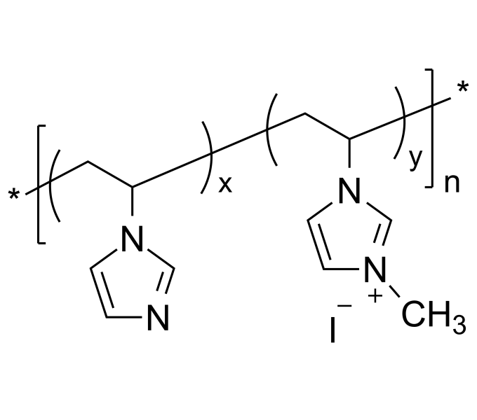 POLY(N-VINYL IMIDAZOLE,QUATERNIZED WITH METHYL IODIDE)