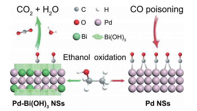 Pd nanosheets-porous Bi(OH)3 nanocomposites