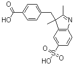 4-[(2,3-Dimethyl-5-sulfo-3H-indol-3-yl)methyl]benzoic acid CAS：1316891-34-5