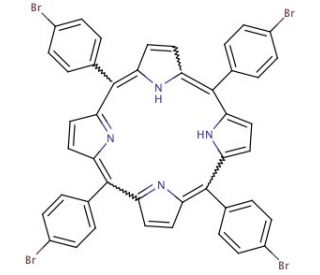 meso-Tetra (p-bromophenyl) porphine  CAS:29162-73-0