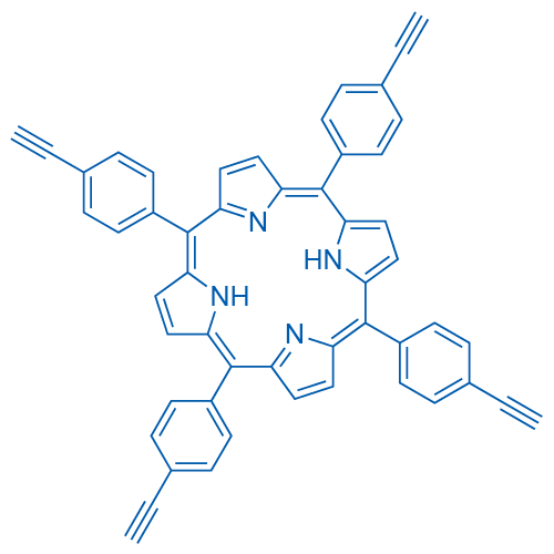 5,10,15,20-Tetrakis(4-ethynylphenyl)-21H,23H-porphine, 98% CAS:160240-15-3