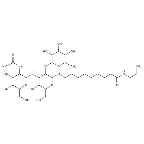 Blood Group A trisaccharide, N-aminoethyl nonanamide