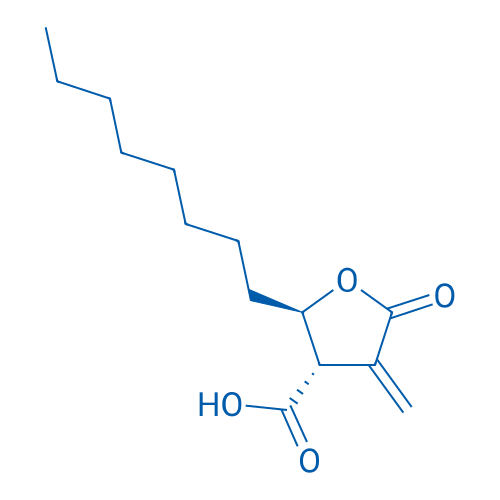 trans-4-Methylene-2-octyl-5-oxotetrahydrofuran-3-carboxylic acid  CAS：191282-48-1