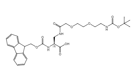 Fmoc-L-Dap(Boc-AEEA)-OH