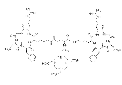 DOTA-Glu[cyclo(Arg-Gly-Asp-D-Phe-Lys)]2