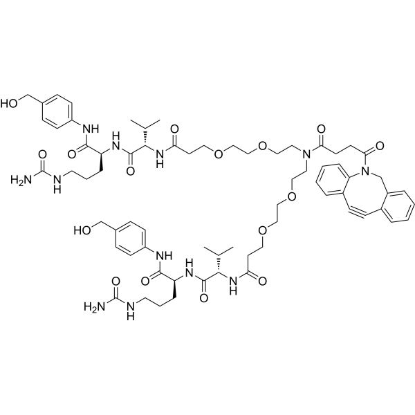 DBCO-(PEG2-Val-Cit-PAB)2