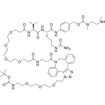 Boc-NH-PEG3-C2-triazole-DBCO-PEG4-VC-PAB-DMEA