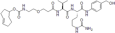 TCO-PEG1-Val-Cit-PAB-OH