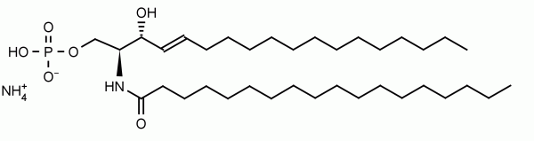 N-Stearoyl Ceramide 1-phosphate   CAS：202063-34-1 (free acid), CAS：384835-48-7 (ammonium salt)