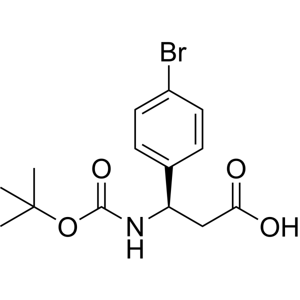 (R)-3-(4-Bromophenyl)-3-((tert-butoxycarbonyl)amino)propanoic acid