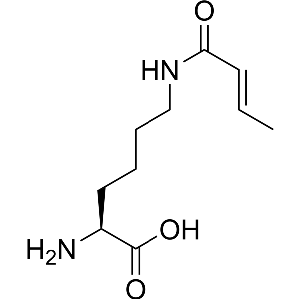 N6-[(2E)-1-Oxo-2-buten-1-yl]-L-lysine