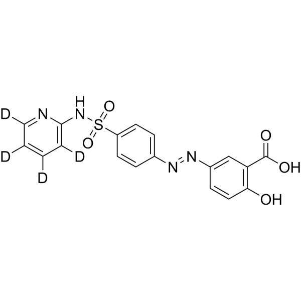 Sulfasalazine-d4 CAS No.1346606-50-5