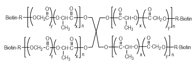 4-arm PLGA-Biotin