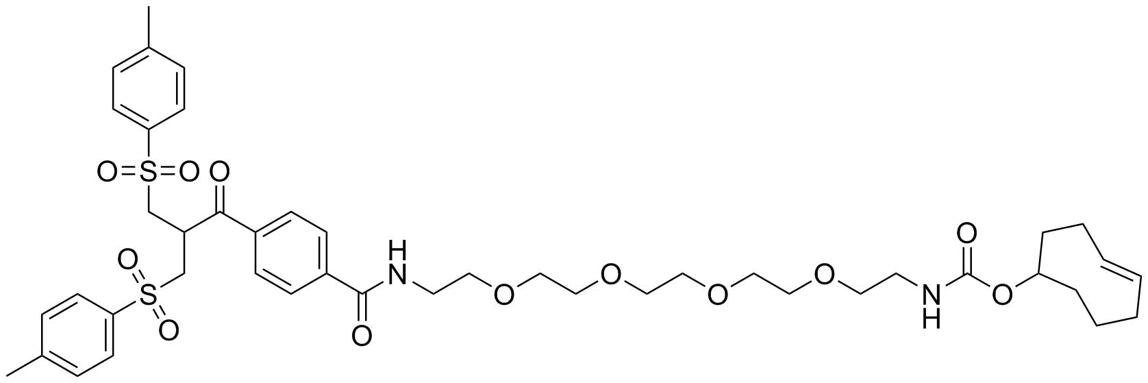 Bis-sulfone-PEG4-TCO