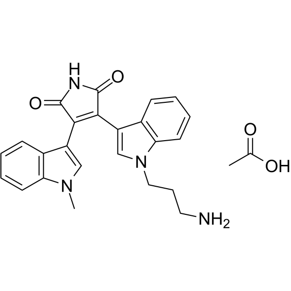 Bisindolylmaleimide VIII acetate CAS No.138516-31-1