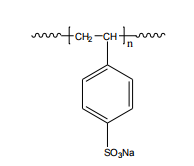 POLY(4-STYRENE SULFONIC ACID SODIUM SALT)  CAS:25704-18-1