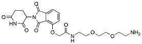 Thalidomide-O-amido-PEG2-C2-NH2, HCl salt,cas2376990-30-4  