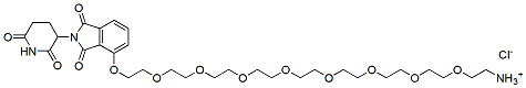 Thalidomide-O-PEG8-Amine,HCl salt