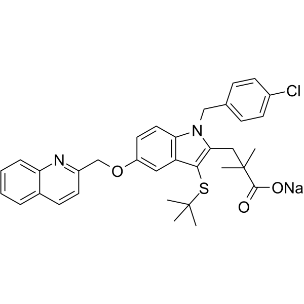 Quiflapon sodium CAS No.147030-01-1