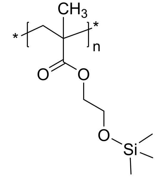 POLY(TRIMETHYLSILOXY-2-ETHYL METHACRYLATE)