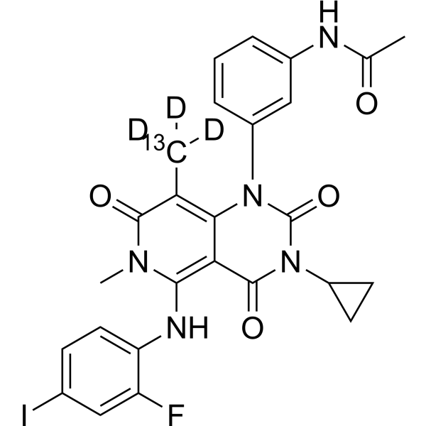 Trametinib-13C,d3 CAS No.2712126-59-3