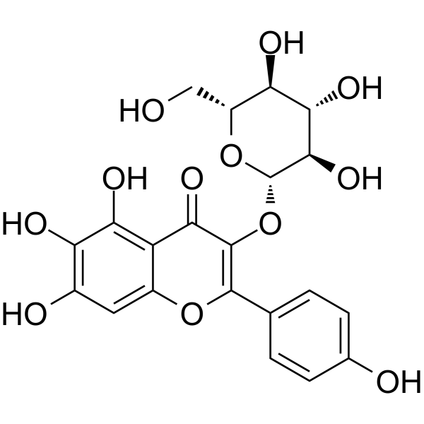 6-Hydroxykaempferol 3-O-β-D-glucoside CAS No.145134-61-8