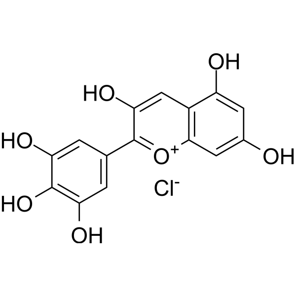 Delphinidin chloride CAS No.528-53-0