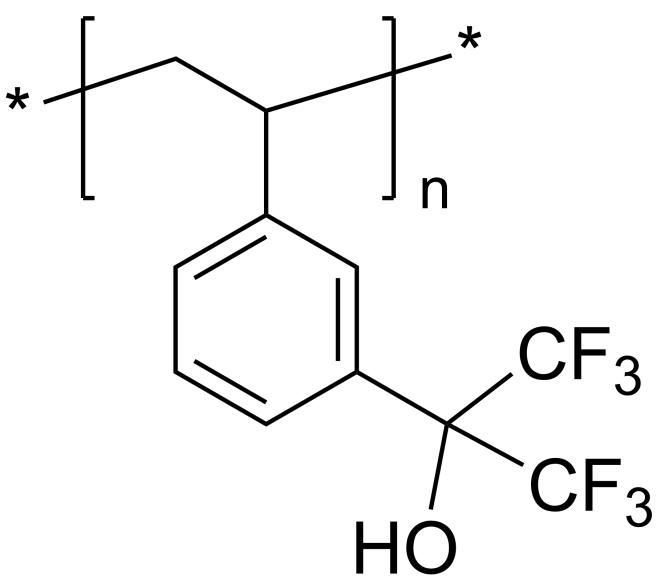 POLY(3-[HEXAFLUORO-2-HYDROXYPROPYL]-STYRENE)