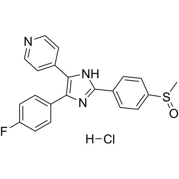 Adezmapimod hydrochloride CAS No.869185-85-3