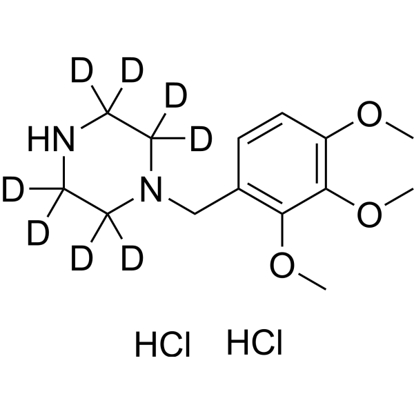 Trimetazidine-d8 dihydrochloride CAS No.1219795-37-5