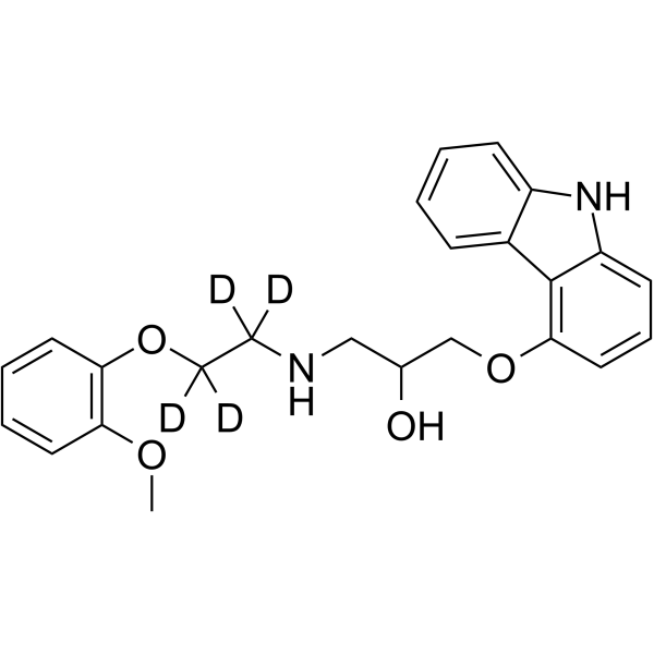 Carvedilol-d4 CAS No.1133705-56-2