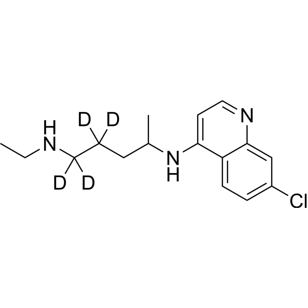 Desethyl chloroquine-d4 CAS No.1189971-72-9