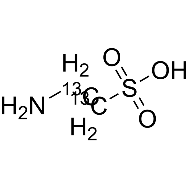 Taurine-13C2 CAS No.70155-54-3