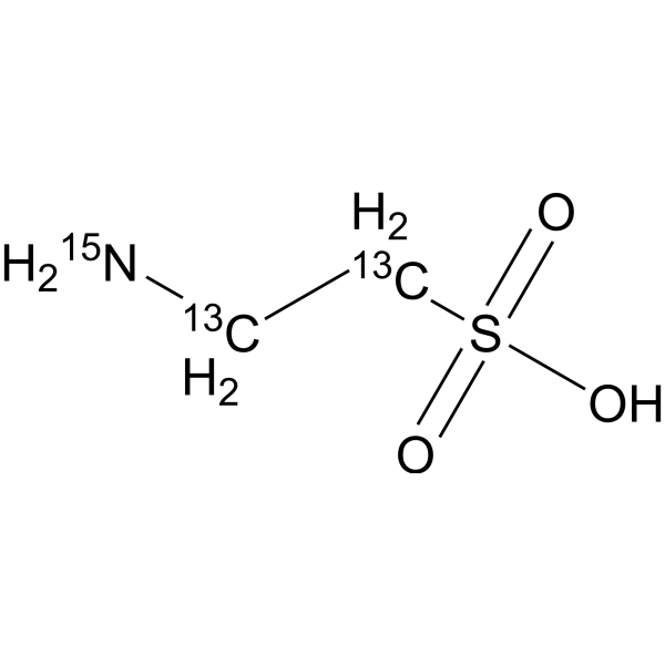 Taurine-13C2,15N CAS No.2483830-42-6