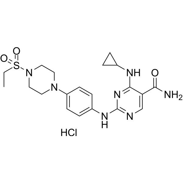 Cerdulatinib hydrochloride CAS No.1369761-01-2