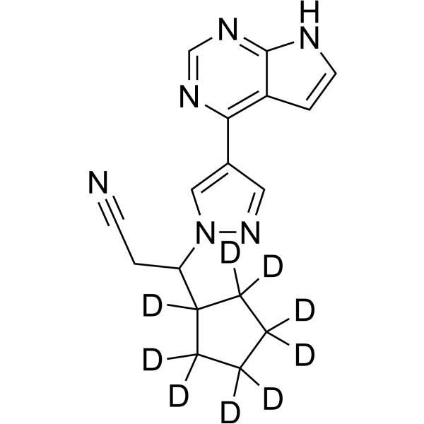 (Rac)-Ruxolitinib-d9 CAS No.2469553-67-9