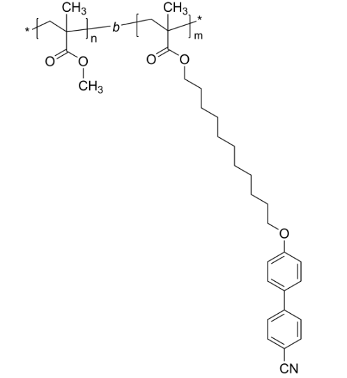 POLY(METHYL METHACRYLATE)-B-POLY(11-[4-CYANOBIPHENYL-4-YLOXY]-UNDECYL METHACRYLATE)