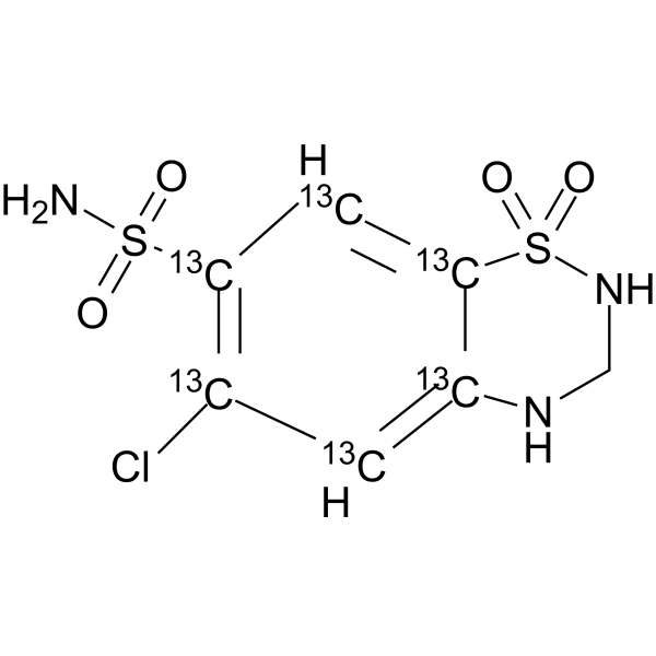 Hydrochlorothiazide-13C6 CAS No.1261396-79-5