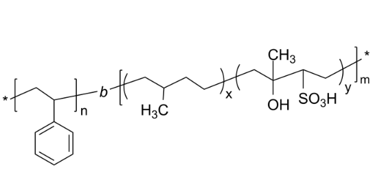 POLY(STYRENE)-B-POLY(METHYL BUTYLENE-CO-HYDROGENATED ISOPRENE SULFONATE)