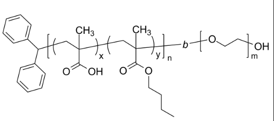 POLY(METHACRYLIC ACID-CO-N-BUTYL METHACRYLATE)-B-POLY(ETHYLENE OXIDE)