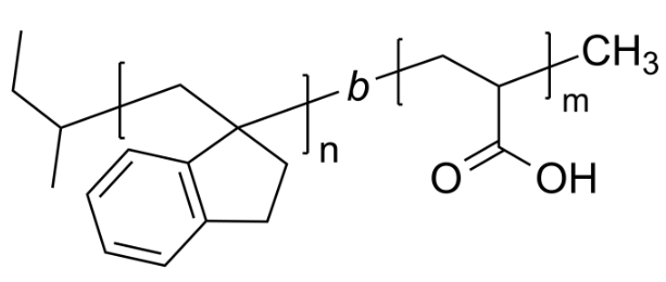 POLY(Α-METHYLENE INDANE)-B-POLY(ACRYLIC ACID)