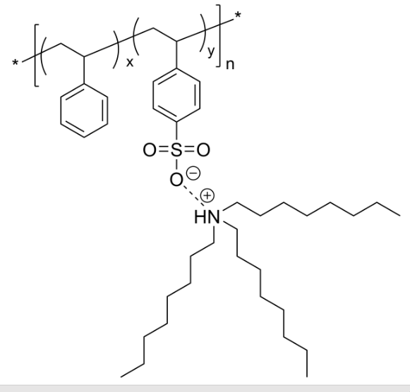 POLY(STYRENE-CO-4-TRIOCTYLAMMONIUM STYRENE SULFONIC ACID)