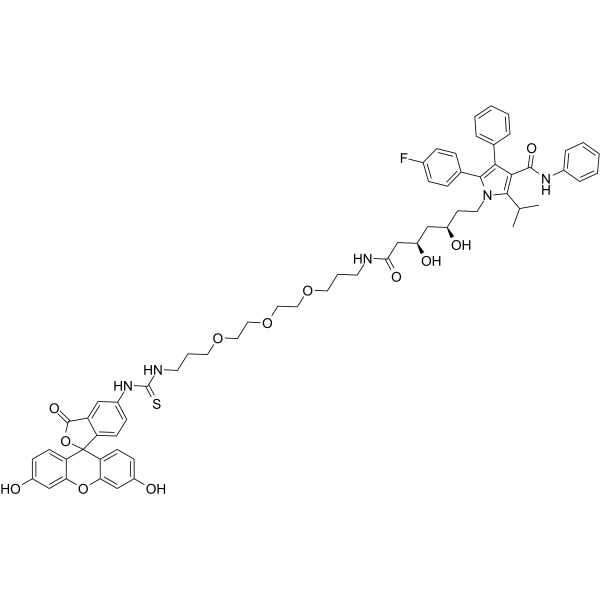 Atrovastatin-PEG3-FITC CAS No.1440755-31-6